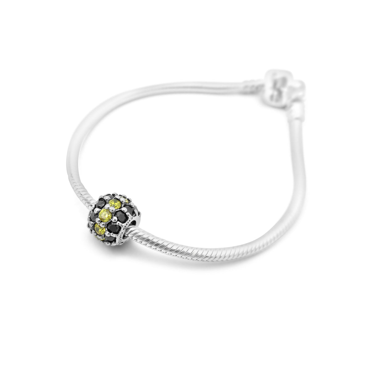Black & Gold Swarovski Couture Charm- Style A