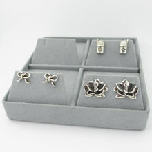 Load image into Gallery viewer, 4-Pair Cufflink/Stud Earring