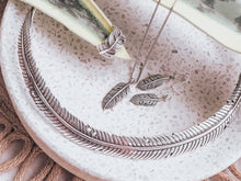 Load image into Gallery viewer, Banana Leaf Earrings