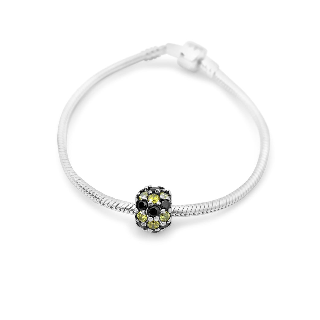 Black & Gold Swarovski Couture Charm - Style B